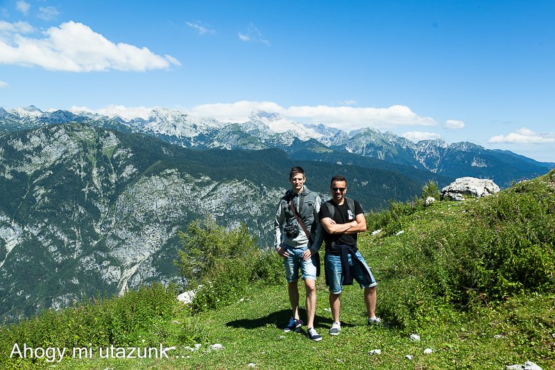 A Vogel tetején, Bojinj, Szlovénia A vogel tetején Izivel - szlovénia