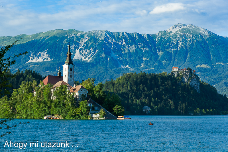 Szlovénia látnivalók - Bledi tó és a bledi vár