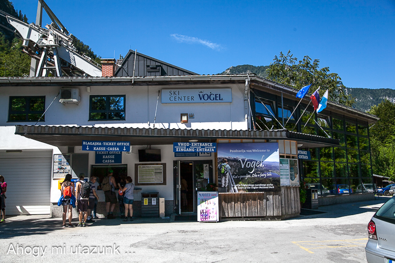 Vogel start point Szlovénia Vogel jegypénztár és strat point - Szolvénia